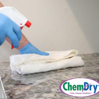 Chem-Dry granite counter cleaning